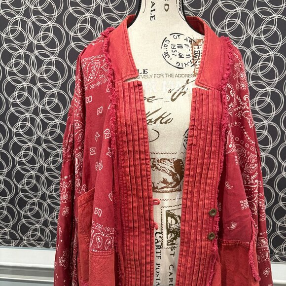 Free People Bandana Dreams Kimono - Picture 1 of 4